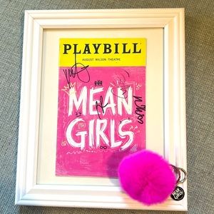 MEAN GIRLS BROADWAY signed autographed Playbill August 2019 Puff Key Chain